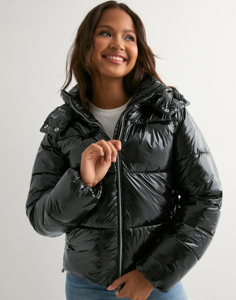 Ella  | Shiny Puffer Jacket