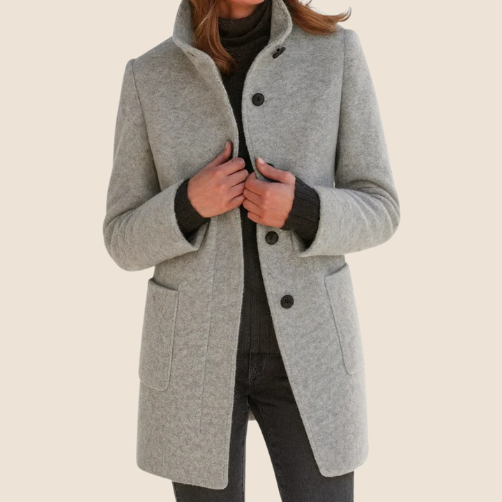 Victoria | Comfortable Women's Coat with High Collar