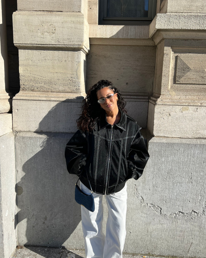 Louise  | Oversized Contrast Jacket
