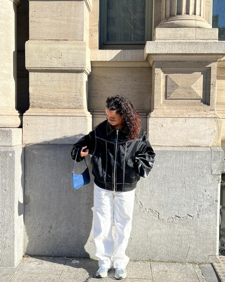Louise  | Oversized Contrast Jacket