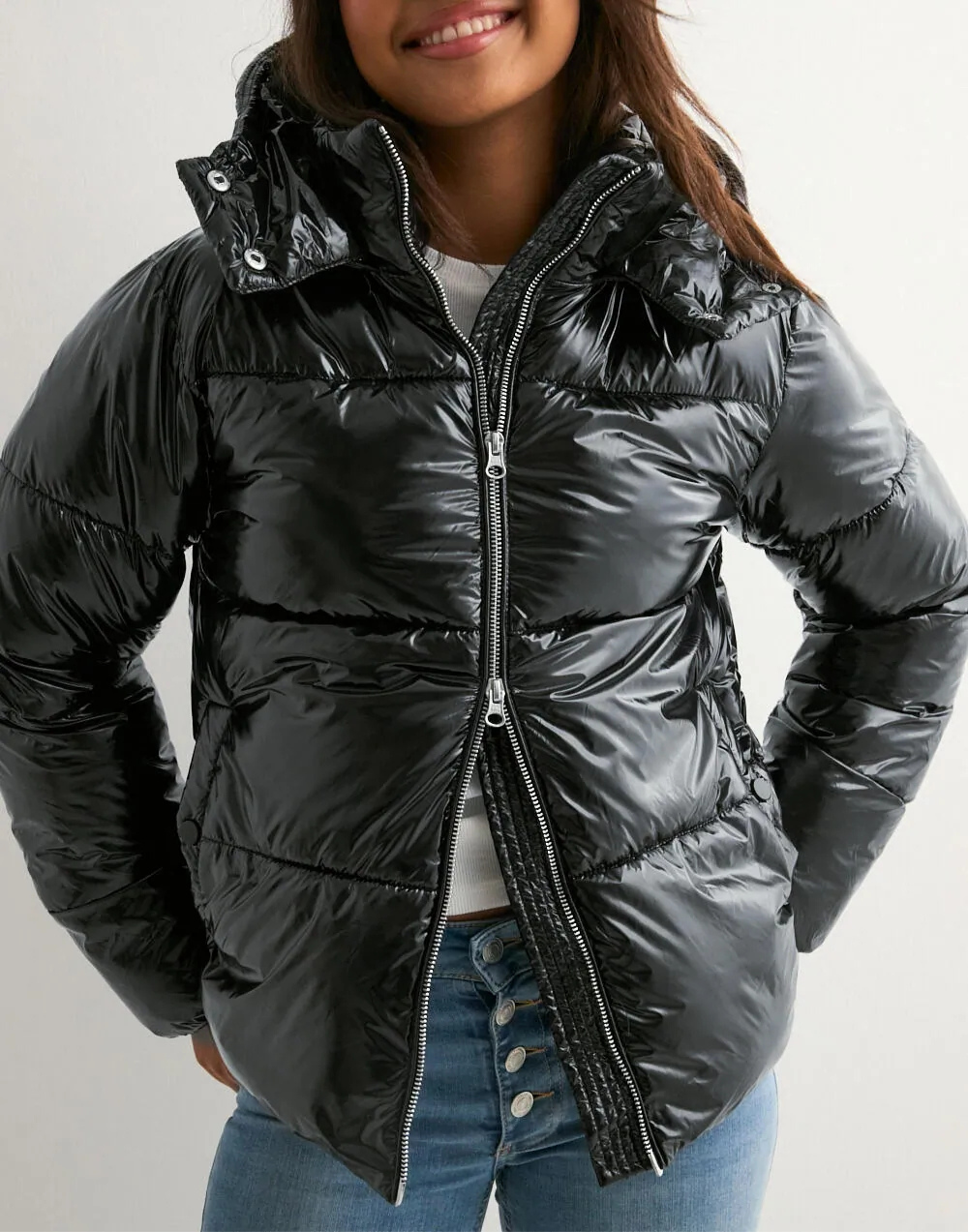 Ella  | Shiny Puffer Jacket