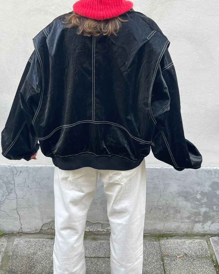 Louise  | Oversized Contrast Jacket