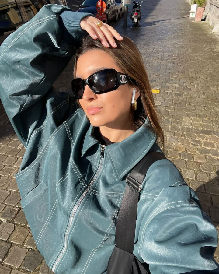 Louise  | Oversized Contrast Jacket