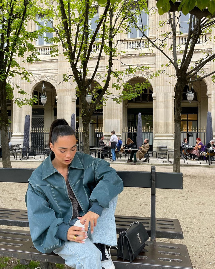 Louise  | Oversized Contrast Jacket