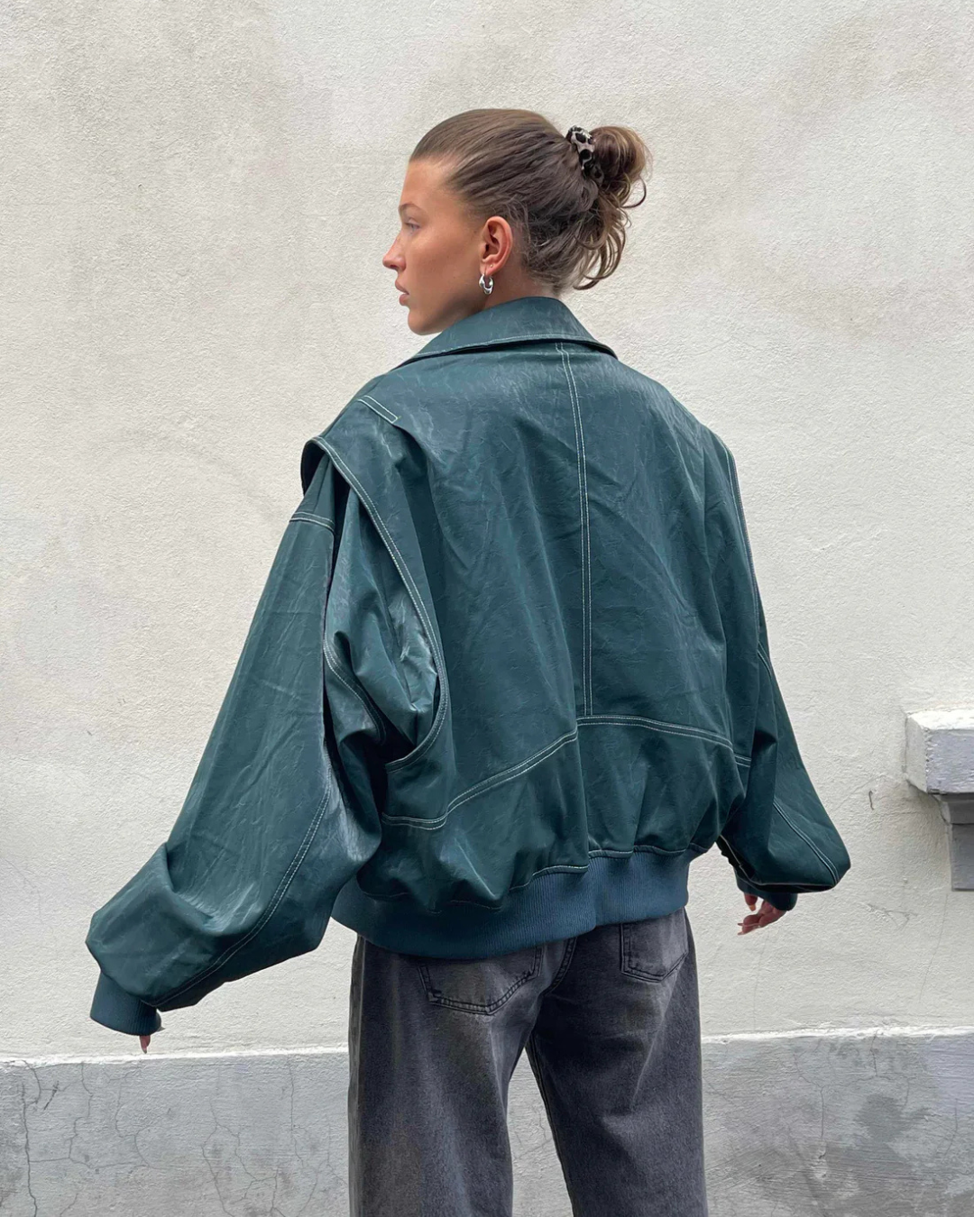Louise  | Oversized Contrast Jacket