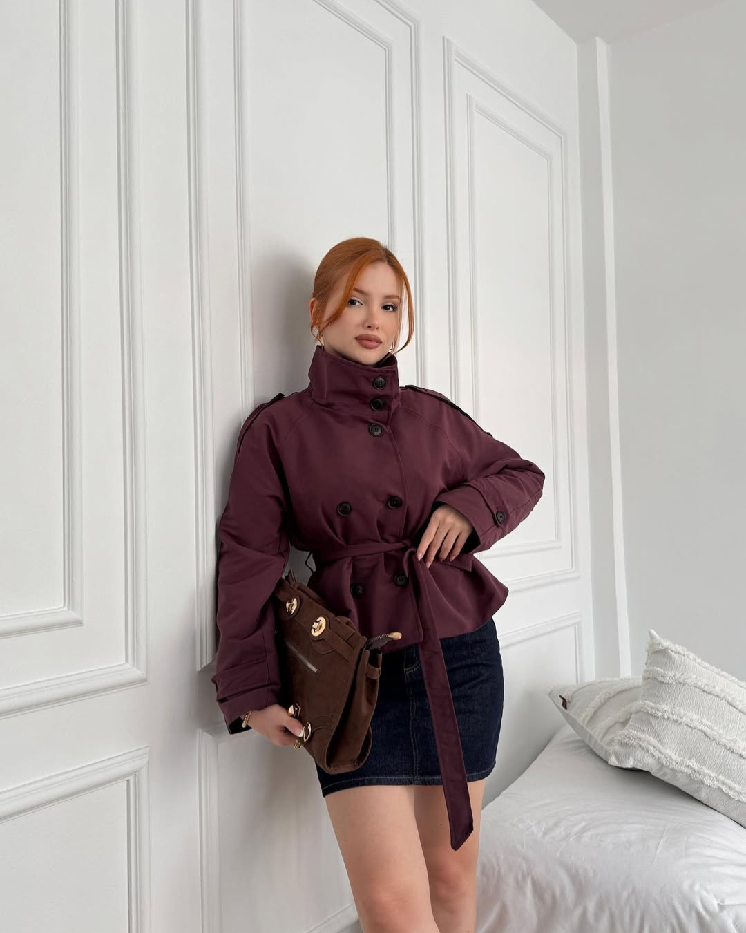 Maya | Short Trench Coat