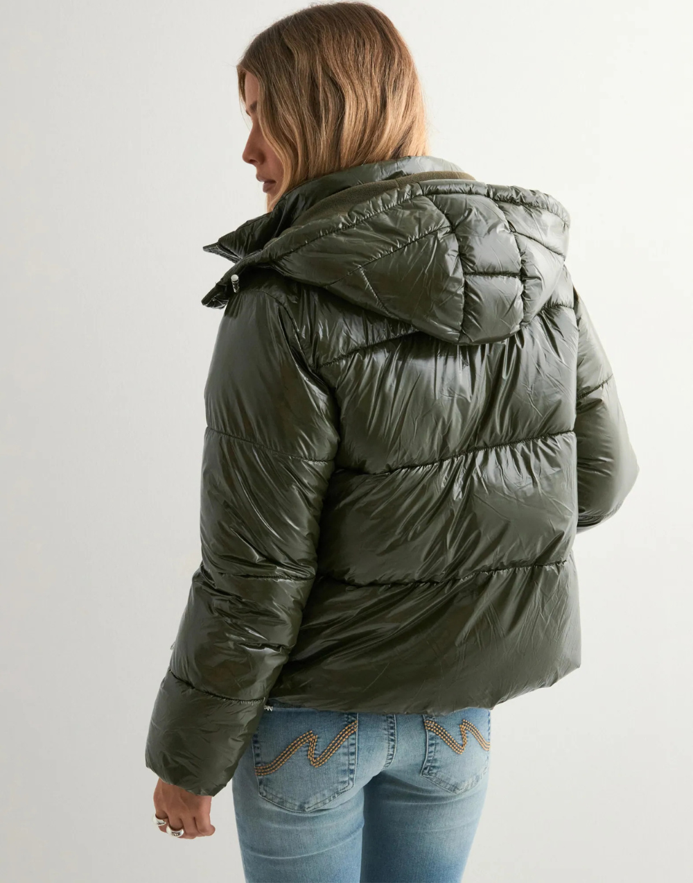 Ella  | Shiny Puffer Jacket