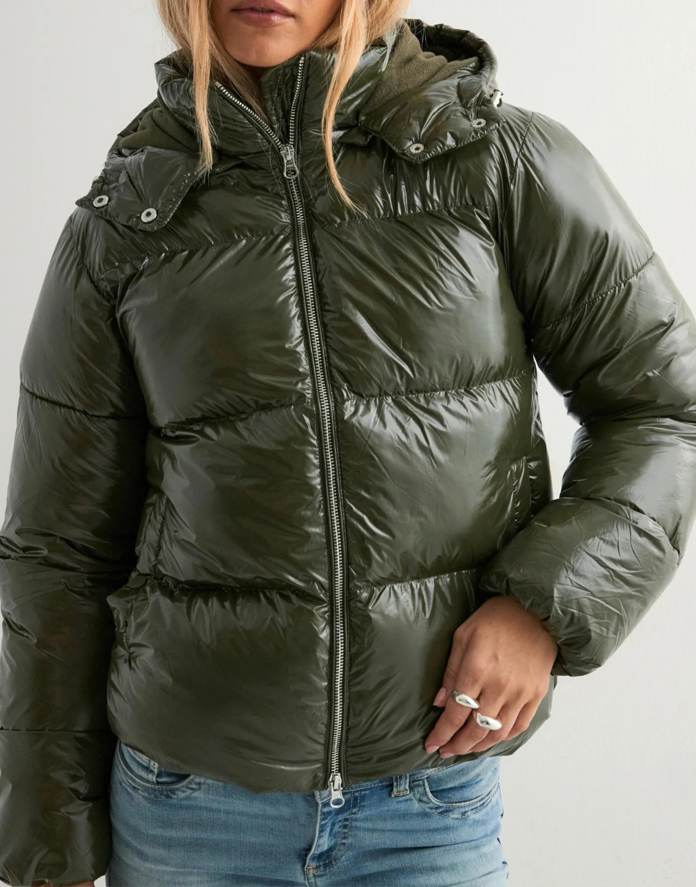 Ella  | Shiny Puffer Jacket