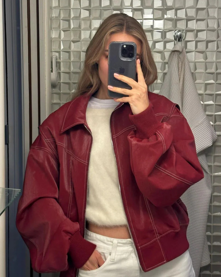 Louise  | Oversized Contrast Jacket