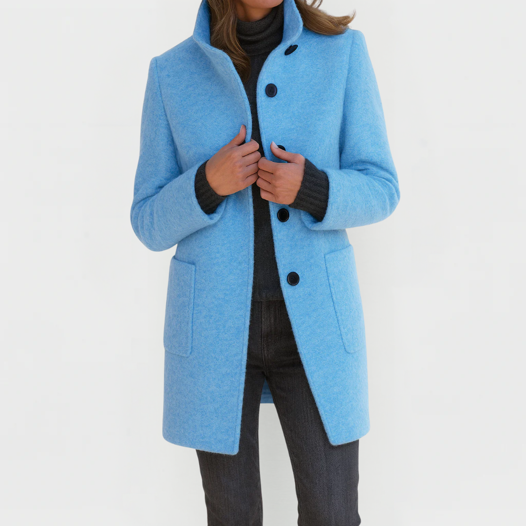 Victoria | Comfortable Women's Coat with High Collar