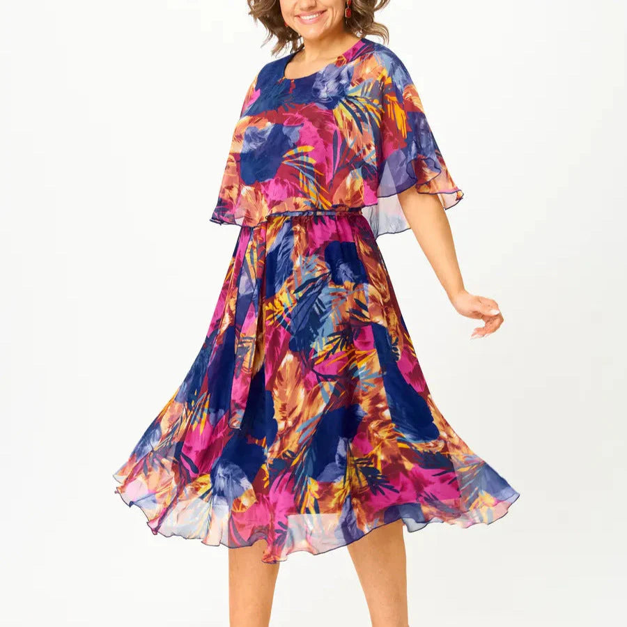 Aylana | Comfortable plus size chiffon dress