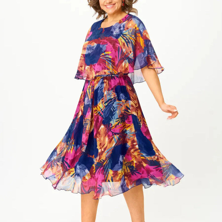 Aylana | Comfortable plus size chiffon dress