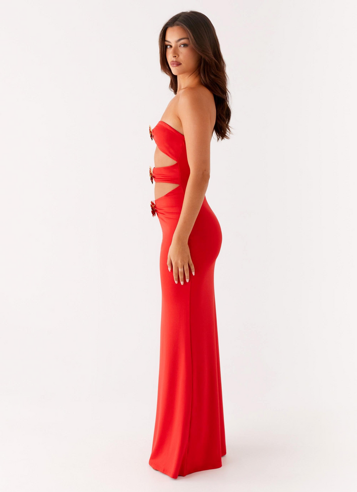 Bethany  | Scarlet Bloom Dress
