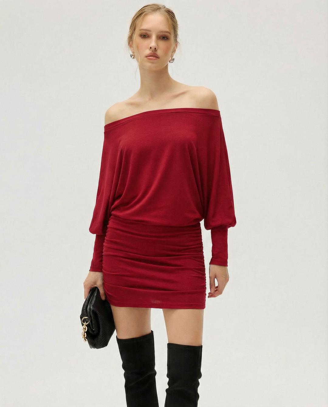 Lily | SOLA Ruched Mini Dress