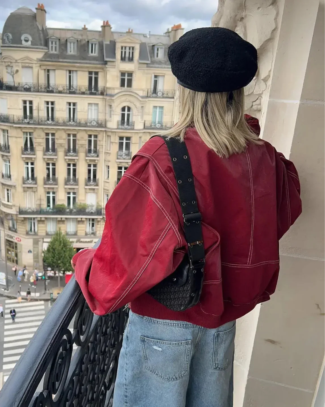 Louise  | Oversized Contrast Jacket