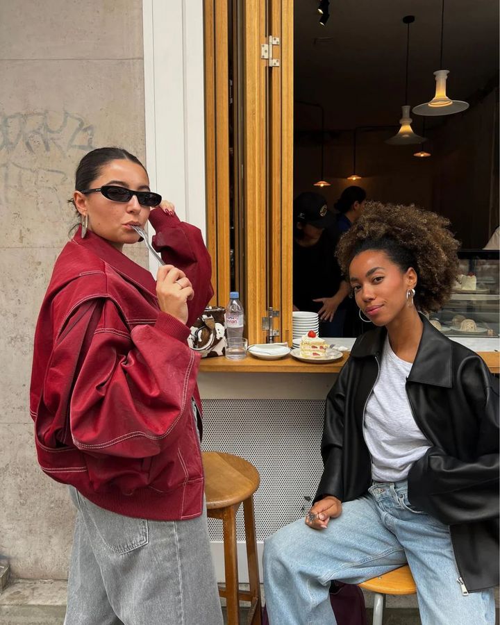 Louise  | Oversized Contrast Jacket