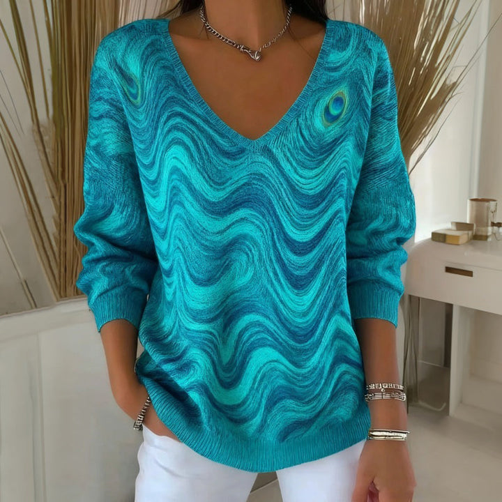 Evéline™ | V-Neck Elegant Sweater
