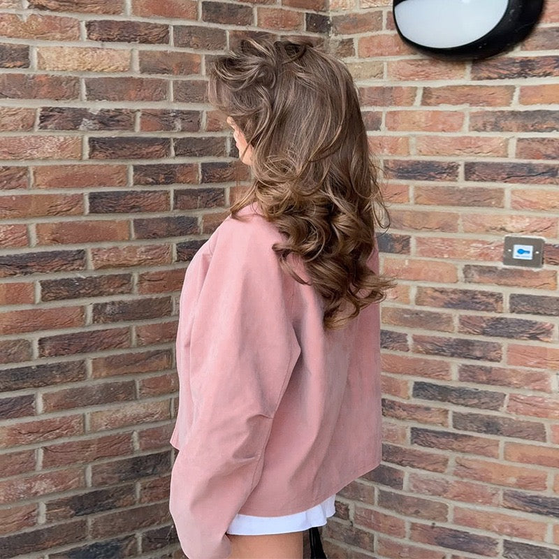 Victoria | Suede Cloud Bomber