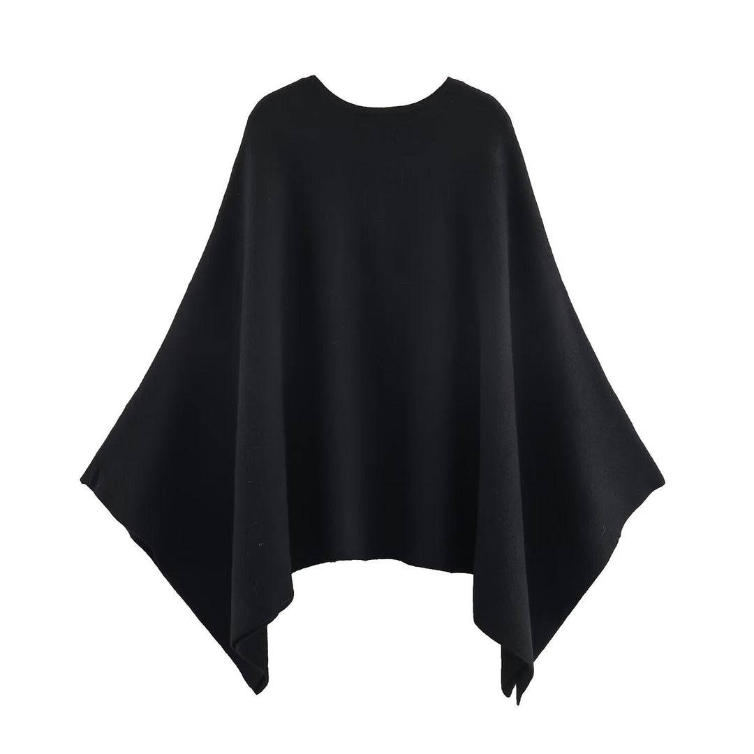 Lily | Soft Drape Knit Poncho