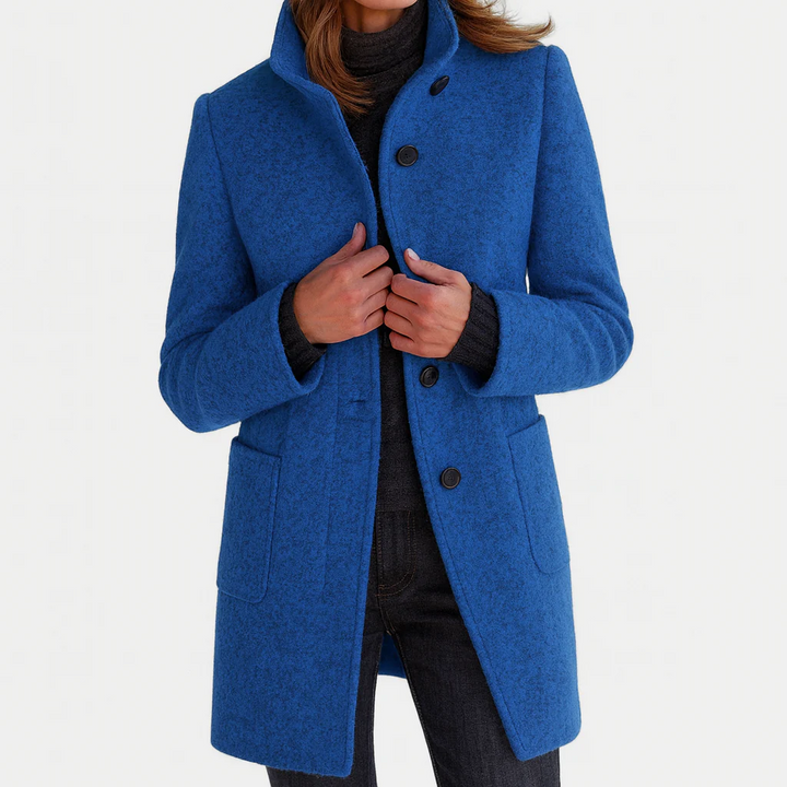 Victoria | Comfortable Women's Coat with High Collar