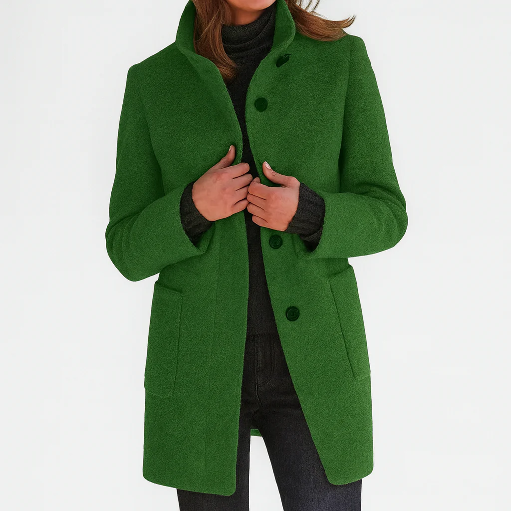 Victoria | Comfortable Women's Coat with High Collar