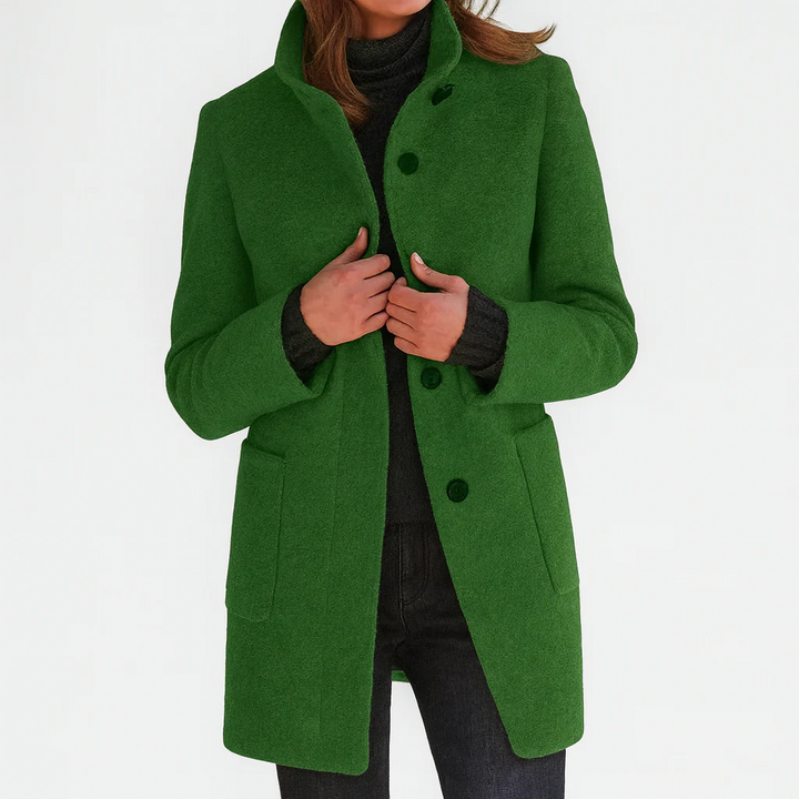 Victoria | Comfortable Women's Coat with High Collar