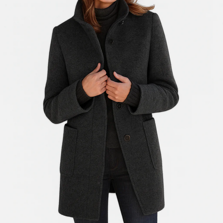 Victoria | Comfortable Women's Coat with High Collar