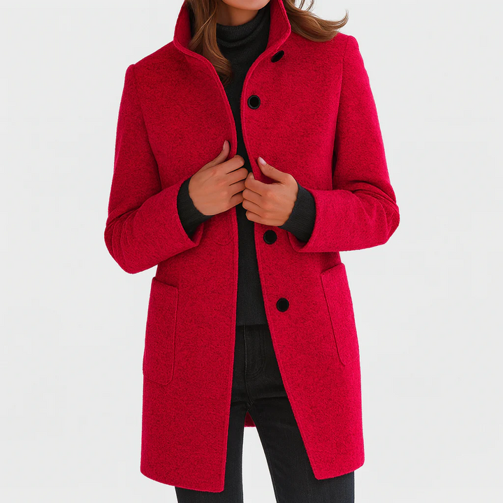 Victoria | Comfortable Women's Coat with High Collar