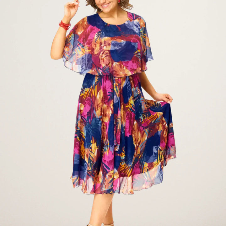 Aylana | Comfortable plus size chiffon dress